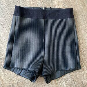 NWOT RtA Womens Slim Fit Ribbed Leather High Waisted Short Farfetch Revolve FWRD